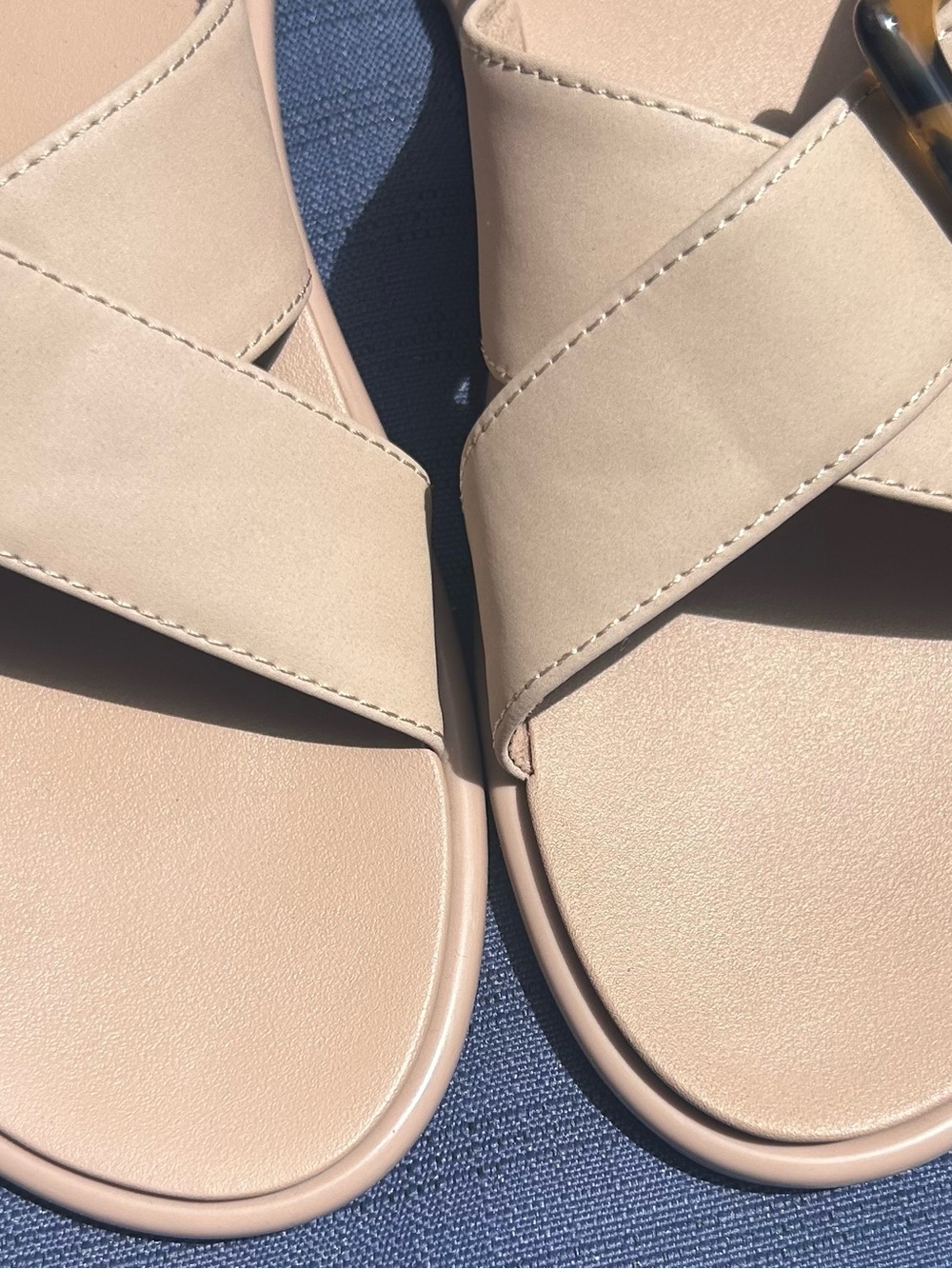 NWOT OluKai Women’s La'i Slide Taupe Sandals Size 9 - Picture 4 of 6